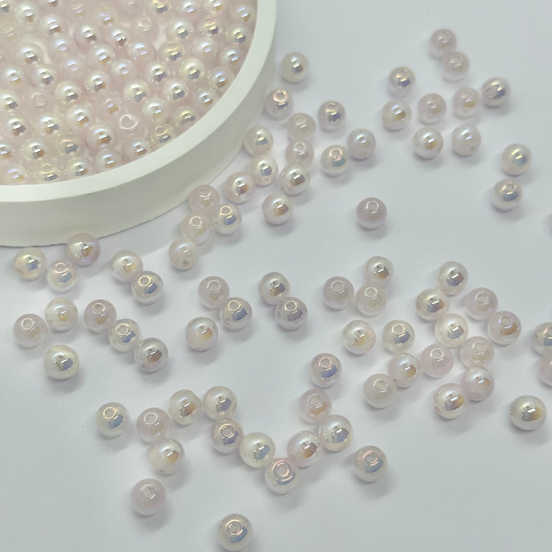 Cuentas AB: Cuentas transparentes de 6 mm