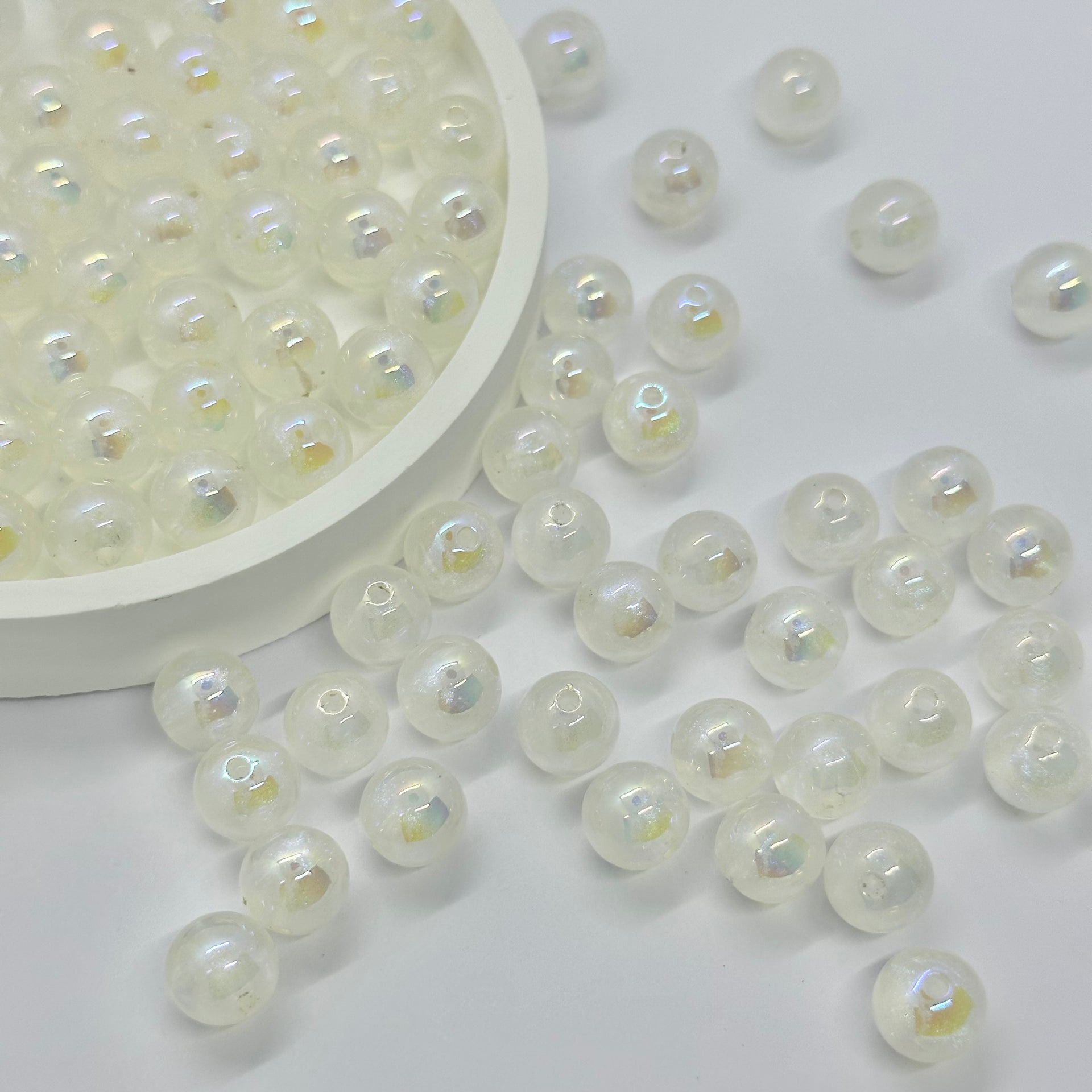 Cuentas AB: Cuentas transparentes de 10 mm